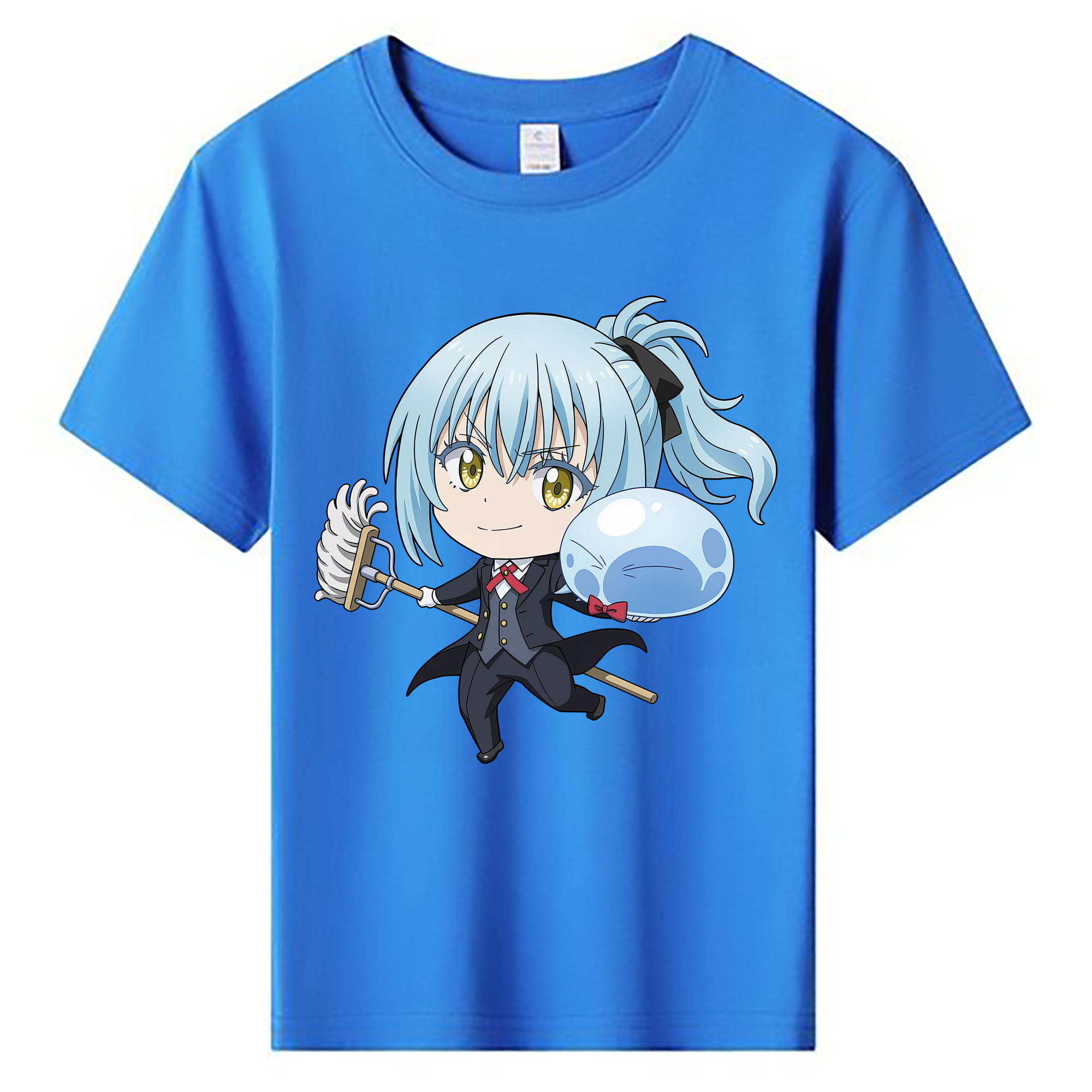 （画像用） 転スラ Regarding Reincarnated to Slime 綿100％キッズTシャツ（フロントプリント）